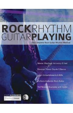 Coperta cărții 'Rock Rhythm Guitar Playing - Joseph Alexander'