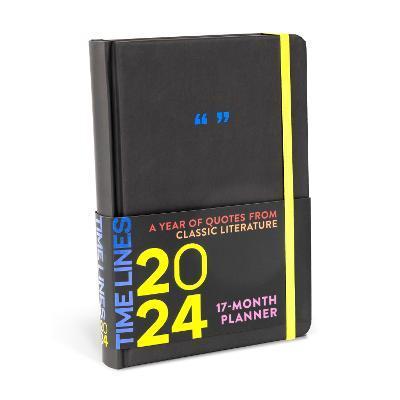 Time Lines: A Year of Quotes from Classic Literature--17-Month 2024 Planner - Union Square & Co