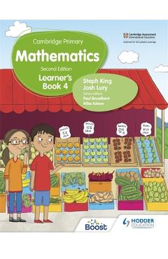 Coperta cărții 'Cambridge Primary Mathematics Learner's Book 4 Second Edition - Steph King'