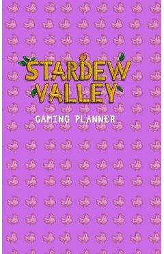 Coperta cărții 'Stardew Valley Gaming Planner and Checklist in Purple - Yellowroom Studios'