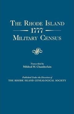 Coperta cărții 'Rhode Island 1777 Military Census - Mildred M. Chamberlain'