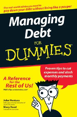 Coperta cărții 'Managing Debt for Dummies - John Ventura'