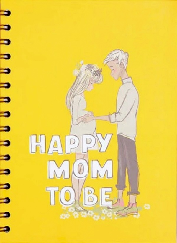 Jurnal de sarcina pentru gravide cu scrisori pentru bebelus: Happy Mom To Be