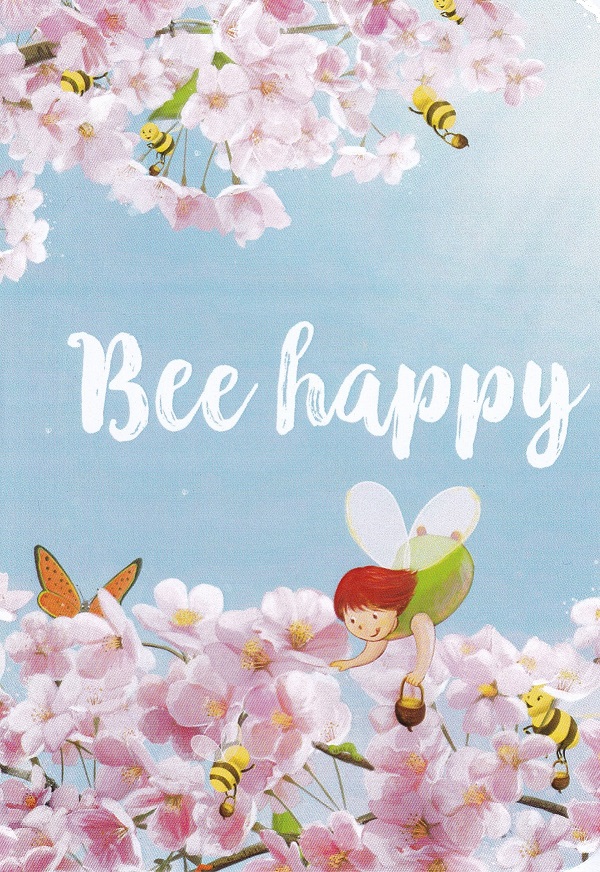 Felicitare: Bee happy