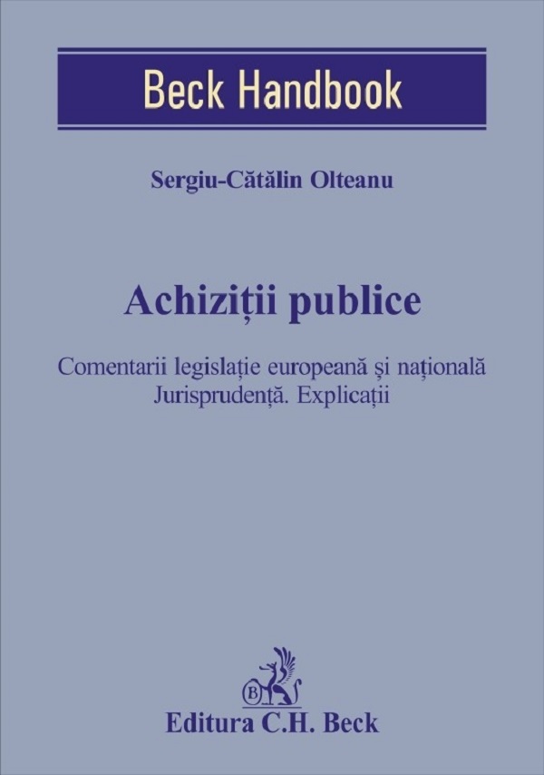 Achizitii publice - Sergiu-Catalin Olteanu