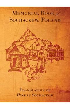 Coperta cărții 'Memorial Book of Sochaczew - A. Sh Sztejn'