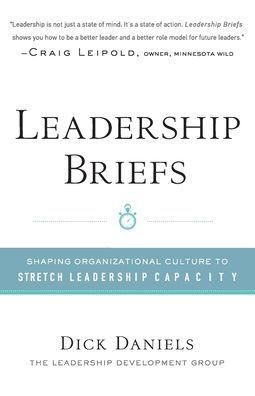 Leadership Briefs: Shaping Organization Culture to Stretch Leadership Capacity - Dick Daniels