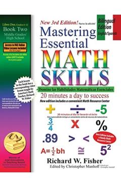 Mastering Essential Math Skills Book 2, Bilingual Edition - English/Spanish - Richard W. Fisher