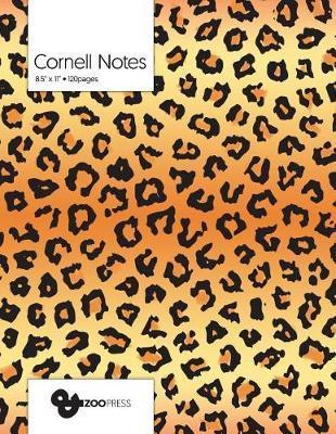 Cornell Notes: Leopard Pattern Cover - Best Note Taking System for Students, Writers, Conferences. Cornell Notes Notebook. Large 8.5 - &zoo Press