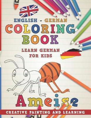 Coloring Book: English - German I Learn German for Kids I Creative Painting and Learning. - Nerdmediaen