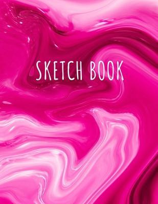 Sketch Book: Activity Sketch Book For Kids Watercolor Abstract Painting Instruction 8.5