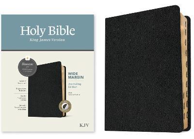 KJV Wide Margin Bible, Filament-Enabled Edition (Red Letter, Genuine Leather, Black, Indexed) - Tyndale