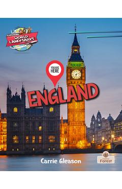 Coperta cărții 'You Are Here: England - Carrie Gleason'