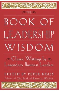 Poza produsului The Book of Leadership Wisdom: Classic Writings by Legendary Business Leaders - Andrew Grove