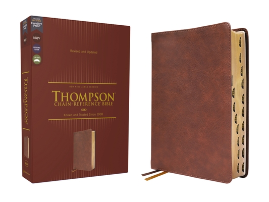 Nkjv, Thompson Chain-Reference Bible, Leathersoft, Brown, Red Letter, Thumb Indexed, Comfort Print - Frank Charles Thompson