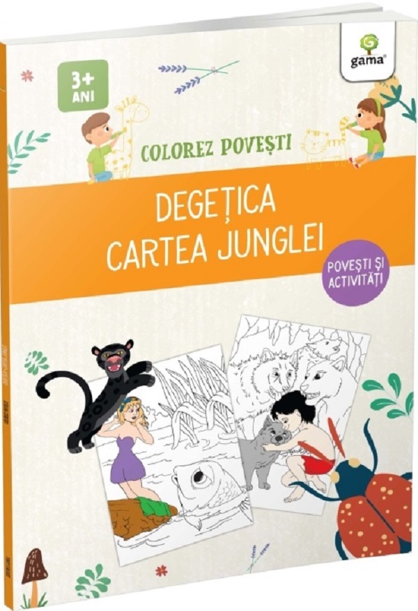 Colorez povesti: Degetica. Cartea junglei