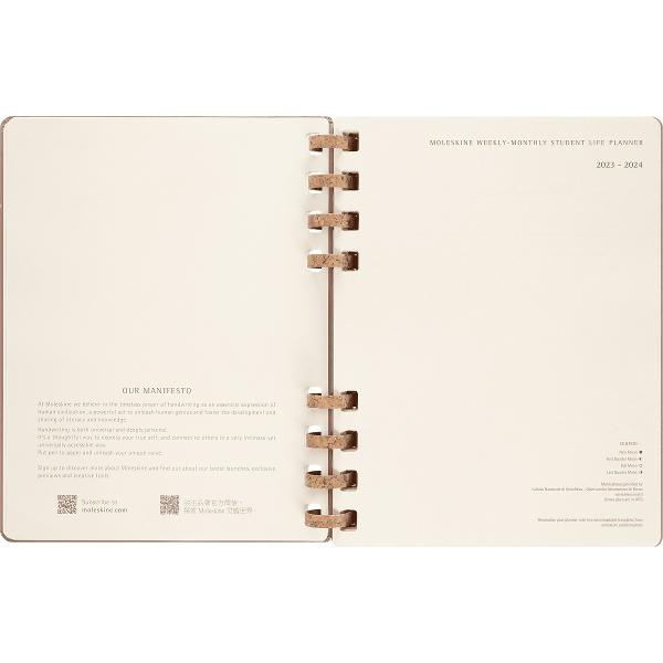 Agenda 2023-2024: Academic planner almond