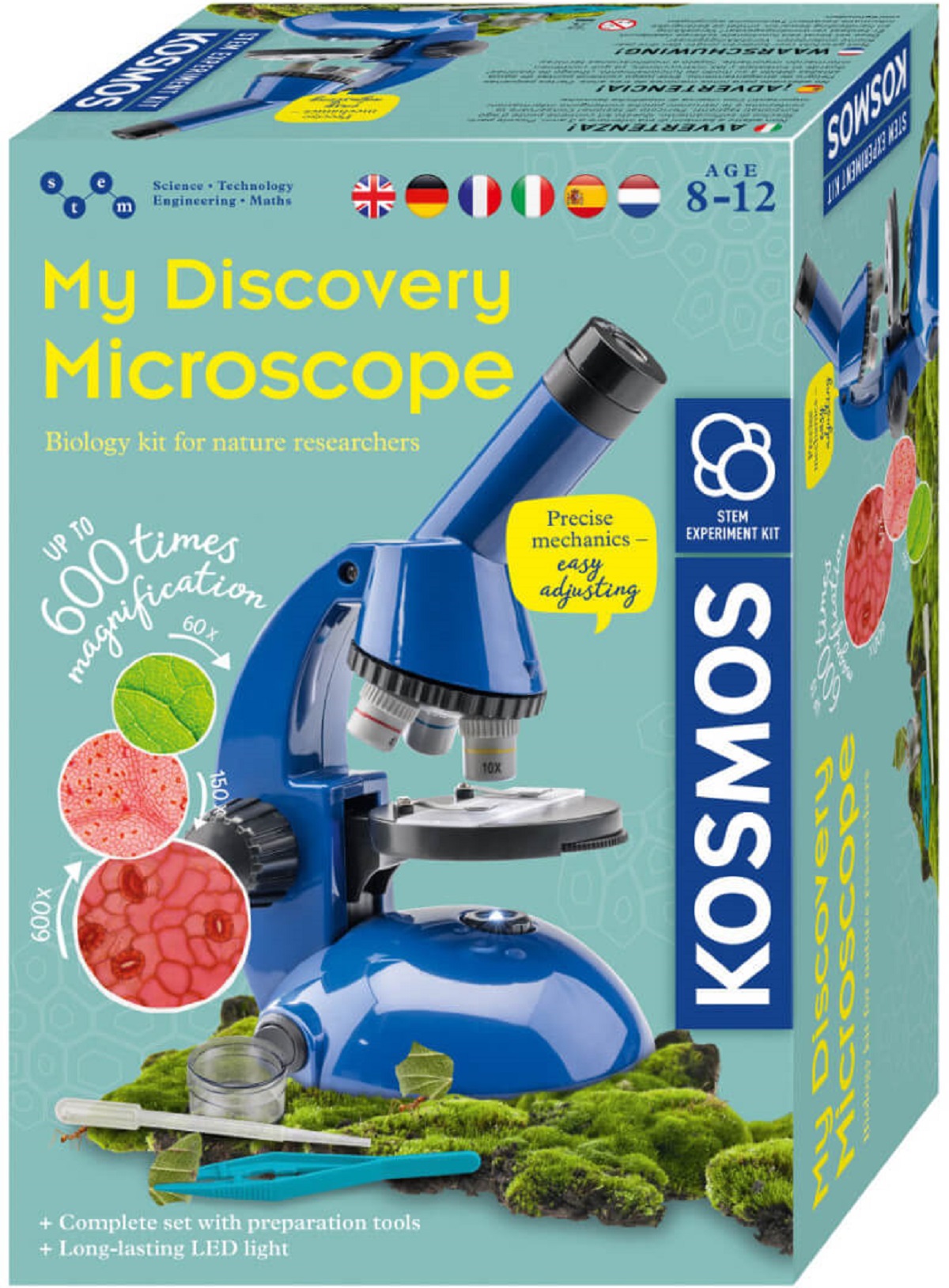 Microscop pentru copii. My Discovery 600x