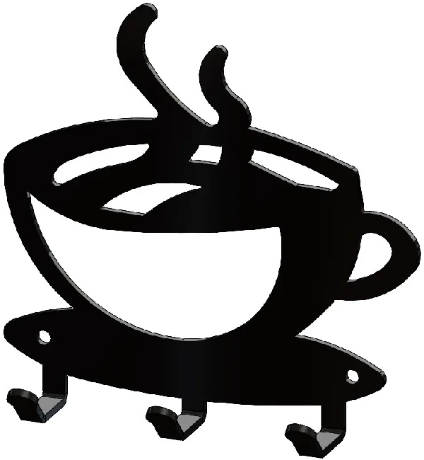 Suport chei: Coffee. Model 3