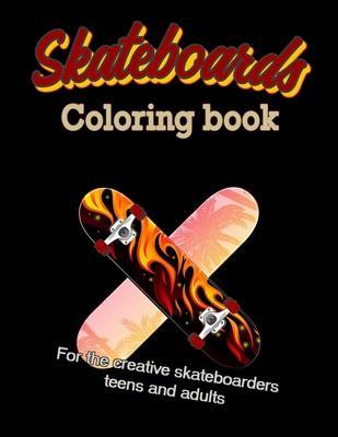 Skateboards coloring book: Skateboard coloring book - Killy K. Publishing