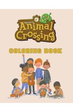 Coperta cărții 'Animal Crossing Coloring Book: Wonderful book for Animal Crossing fans Amazing Updated Images with Perfect Quality 2020'