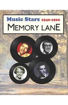 Poza produsului Music Stars (1940-1960) Memory Lane: large print book for dementia patients - Hugh Morrison