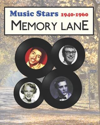 Music Stars (1940-1960) Memory Lane: large print book for dementia patients - Hugh Morrison