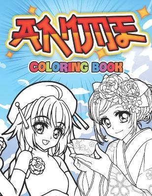 Anime Coloring book: 50 pages of beautiful characters to color - Rachel C. Sawh