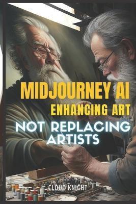 Coperta cărții 'Midjourney AI: Enhancing Art, Not Replacing Artists - Cloud Knight'