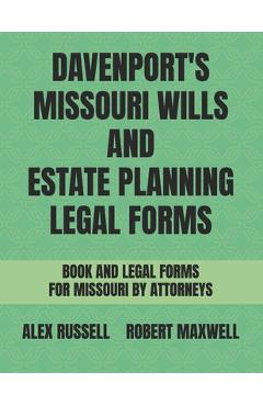 Poza produsului Davenport's Missouri Wills And Estate Planning Legal Forms - Robert Maxwell