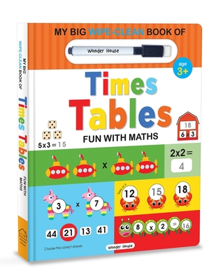 My Big Wipe and Clean Book of Times Tables for Kids: Fun with Maths - Wonder House Books
