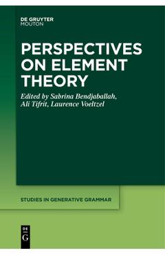Coperta cărții 'Perspectives on Element Theory - Sabrina Bendjaballah'