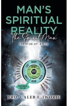 Coperta cărții 'Man's Spiritual Reality: The Spirit Man - Bro Caleb F Iworie'