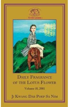 Coperta cărții 'Daily Fragrance of the Lotus Flower, Vol. 10 (2001) - Ji Kwang Dae Poep Sa Nim'