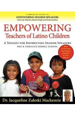 Coperta cărții 'Empowering Educators of Latino Children - A Toolkit for Teaching Spanish Speakers PreK through Middle School -'