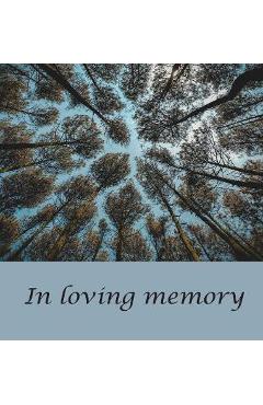 Coperta cărții 'Funeral Guest Book (Hardcover): memory book, comments book, condolence book for funeral, remembrance, celebration of'