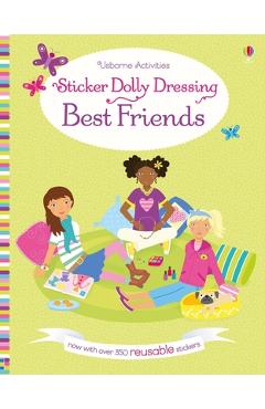 Coperta cărții 'Sticker Dolly Dressing Best Friends - Lucy Bowman'