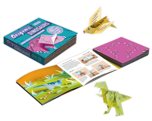 Origami Dinosaurs: Paper Block Plus 64-Page Book - Mari Ono