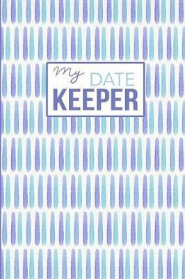 My Date Keeper: Birthday and Anniversary Reminder Book Blue Pattern Cover - Camille Publishing