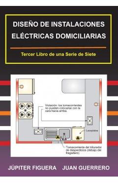 Coperta cărții 'Diseño de Instalaciones Eléctricas Domiciliarias - Juan Guerrero'