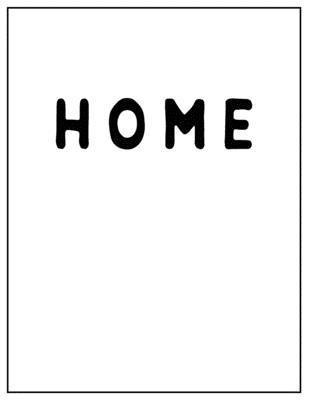 Home: Home Black and white Decorative Book - Perfect for Coffee Tables, End Tables, Bookshelves, Interior Design & Home Stag - Contemporary Interior Styling
