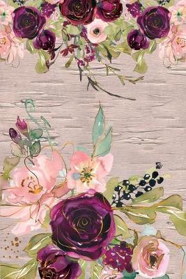 Coperta cărții 'Notebook: Pretty Pink & Purple Roses 120 Page - Raintree Publishing'