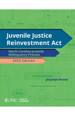Poza produsului Juvenile Justice Reinvestment ACT: N.C. Juvenile Delinquency Process, 2022 Edition - Jacquelyn Greene