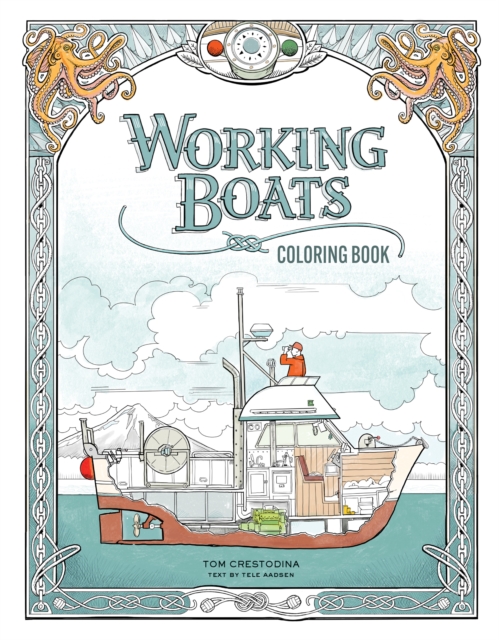 Working Boats Coloring Book - Tom Crestodina