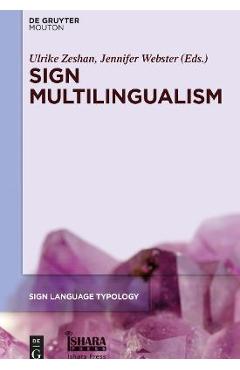 Coperta cărții 'Sign Multilingualism - Ulrike Zeshan'