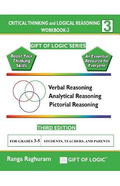 Coperta cărții 'Critical Thinking and Logical Reasoning Workbook-3 - Ranga Raghuram'