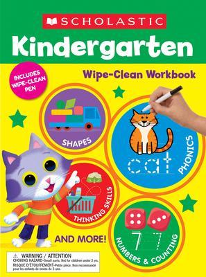 Kindergarten Wipe-Clean Workbook - Scholastic Teaching Resources