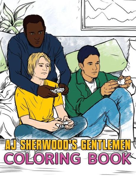 AJ Sherwood's Gentlemen Coloring Book - Aj Sherwood