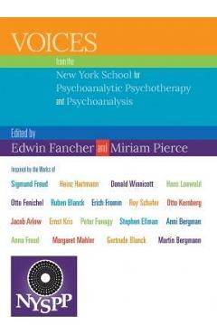 Coperta cărții 'Voices from the New York School for Psychoanalytic Psychotherapy and Psychoanalysis - Edwin Fancher'