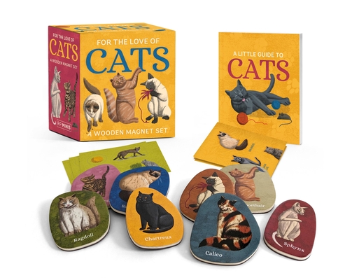 For the Love of Cats: A Wooden Magnet Set - Eliza Berkowitz